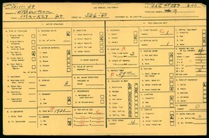 WPA household census for 326 MARKET STREET, Los Angeles County