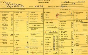 WPA household census for 2509 E 4TH, Los Angeles