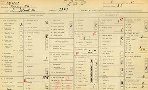 WPA household census for 3325 FLORAL
