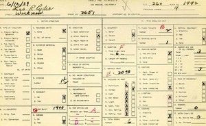 WPA household census for 2651 WORKMAN, Los Angeles