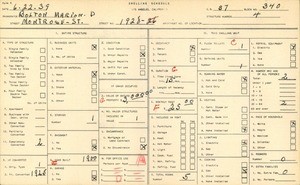 WPA household census for 1928 MONTROSE STREET, Los Angeles
