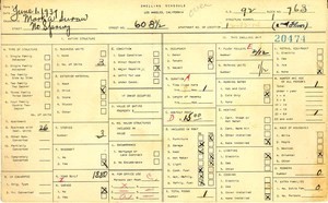 WPA household census for 608 N SPRING, Los Angeles