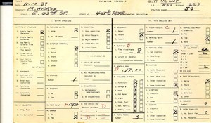 WPA household census for 427 E 43RD, Los Angeles