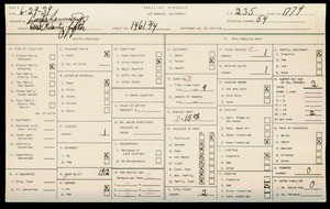 WPA household census for 1461 E 25TH STREET, Los Angeles