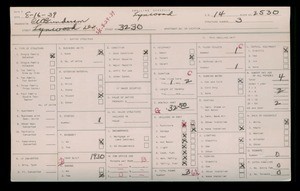 WPA household census for 3230 LYNWOOD DR, Lynwood, Los Angeles County