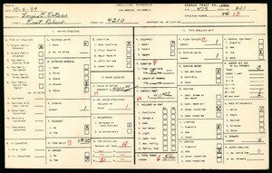 WPA household census for 4210 EAST BLVD, Los Angeles County