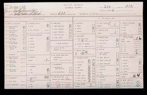 WPA household census for 1130 E ADAMS BLVD, Los Angeles