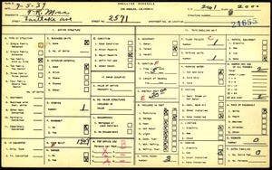 WPA household census for 2571 EASTLAKE AVE, Los Angeles