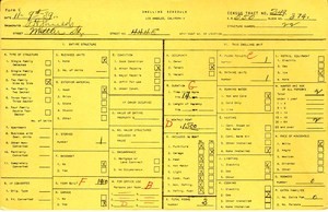 WPA household census for 4445 METTLER, Los Angeles