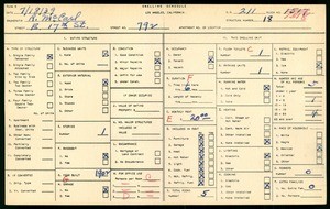 WPA household census for 792 EAST 17TH STREET, Los Angeles