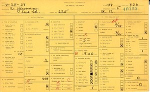 WPA household census for 225 S OLIVE, Los Angeles
