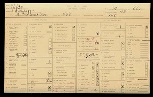 WPA household census for 458 N FREMONT, Los Angeles