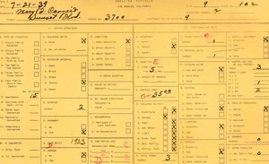 WPA household census for 3700 W SUNSET BLVD, Los Angeles