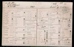 WPA household census for 523 W 127TH ST, Los Angeles County