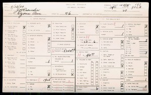 WPA household census for 46 OZONE, Los Angeles County