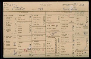 WPA household census for 928 E 47TH ST, Los Angeles County