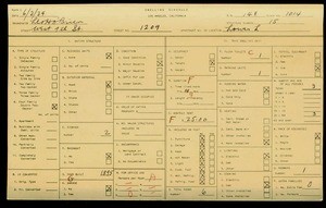 WPA household census for 1209 W 9TH, Los Angeles