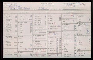 WPA household census for 638 E 106TH ST, Los Angeles County