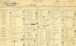 WPA household census for 3528 GARNET, Los Angeles
