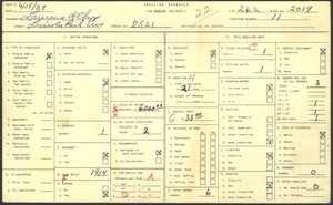 WPA household census for 2521 LINCOLN PARK AVE, Los Angeles