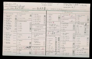 WPA household census for 839 W 84TH ST, Los Angeles County