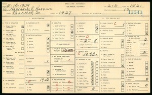 WPA household census for 1427 PALOMA STREET, Los Angeles