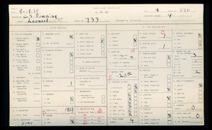 WPA household census for 733 LEONARD, Los Angeles County