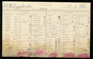 WPA household census for 1147 W 12TH STREET, Los Angeles