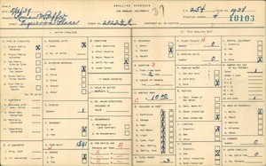 WPA household census for 2022 1/2 N FIGUEROA PL, Los Angeles
