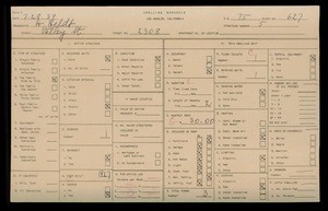 WPA household census for 2308 VALLEY ST, Los Angeles