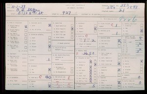 WPA household census for 927 E 105TH ST, Los Angeles County