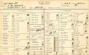 WPA household census for 3714 SISKIYOU STREET, Los Angeles