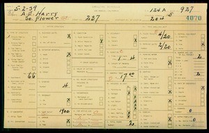 WPA household census for 237 S FLOWER, Los Angeles