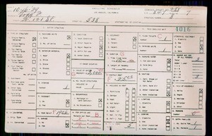 WPA household census for 538 W 121ST ST, Los Angeles County