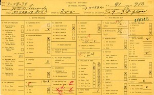 WPA household census for 322 N GRAND, Los Angeles