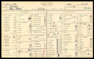 WPA household census for 2703 S SAN PEDRO ST, Los Angeles