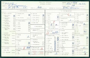 WPA household census for 160 West 79th Street, Los Angeles County