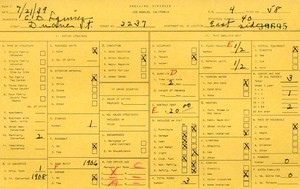 WPA household census for 2237 DUANE, Los Angeles