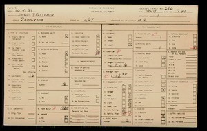 WPA household census for 267 W SEPULVEDA, Los Angeles County