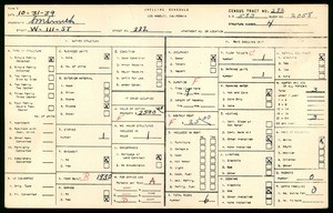 WPA household census for 222 WEST 111TH STREET, Los Angeles County