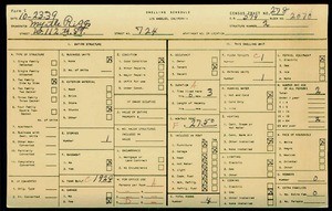 WPA household census for 724 W 112TH ST, Los Angeles County