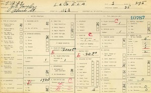 WPA household census for 1163 S ALMA