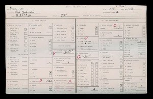 WPA household census for 937 W 83RD ST, Los Angeles County