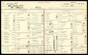 WPA household census for 8110 South Main Street, Los Angeles County