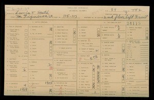 WPA household census for 115 N FIGUEROA ST, Los Angeles