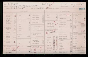 WPA household census for 1663 E 66TH STREET, Los Angeles County
