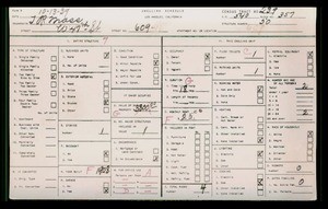 WPA household census for 609 W 47TH, Los Angeles County