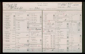 WPA household census for 721 W 104TH ST, Los Angeles County