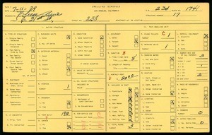 WPA household census for 238 EAST 31ST STREET, Los Angeles