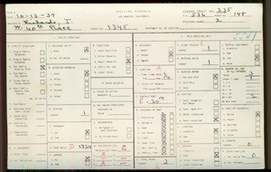 WPA household census for 1348 W 40TH PLACE, Los Angeles County